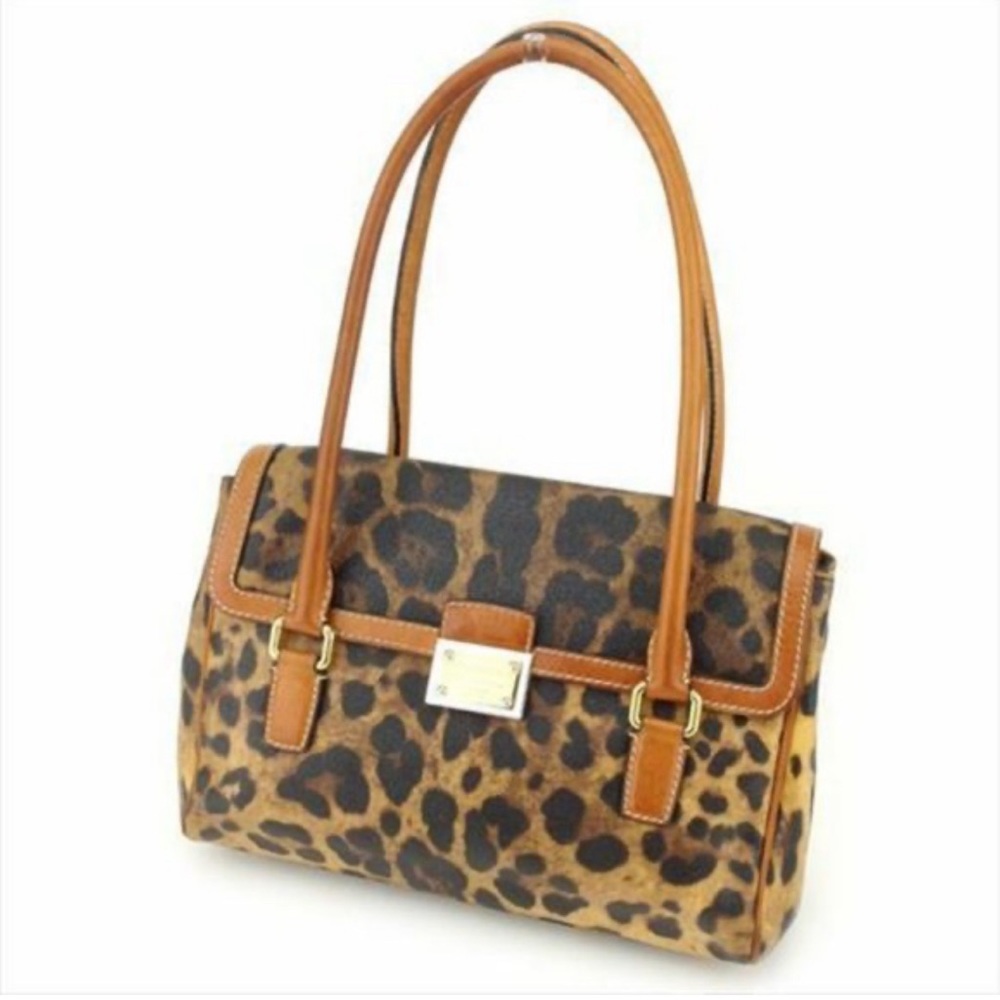 Dolce & Gabana cheetah print bag with authenticity cards so stylish
